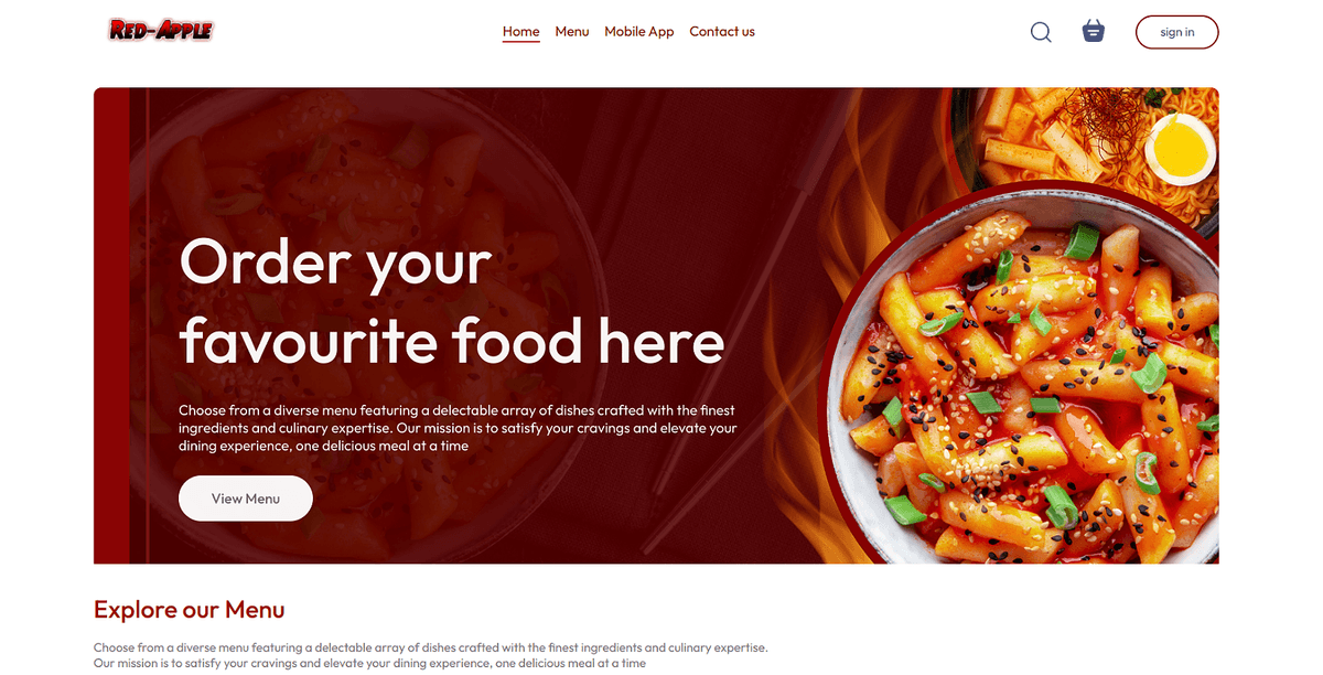 Food Delivery App